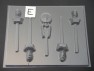 446sp Star Trecky Chocolate Candy Lollipop Mold FACTORY SECOND
